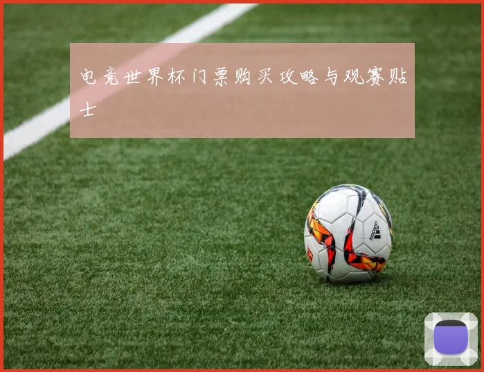 电竞世界杯门票购买攻略与观赛贴士